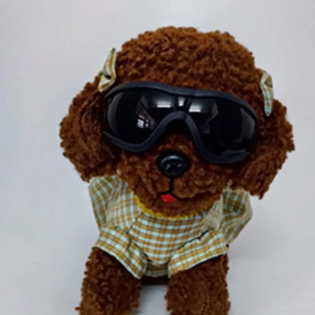 Dog Accessories Adjustable Strap Dog Goggles UV Resistant Windproof Dog Sunglasses Waterproof Anti-Fog Pet Glasses Outdoor