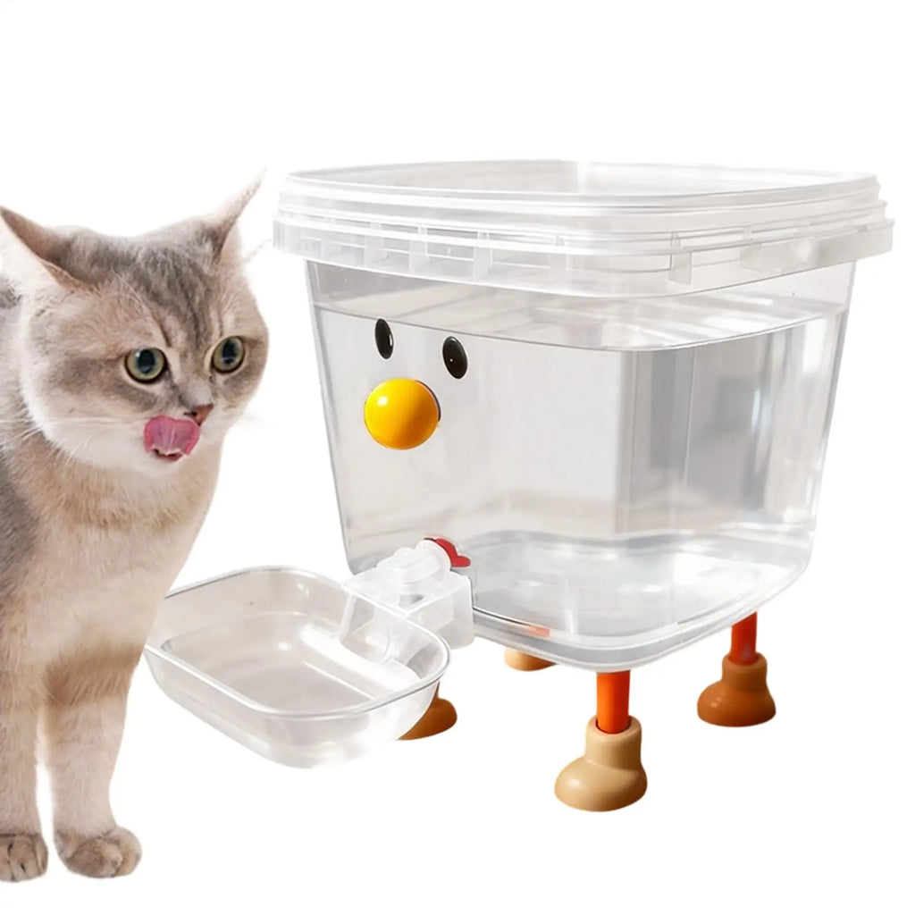 3/5L Automatic Pet Water Dispenser Smile Face Auto Cat Dog Fountain Bowl Large Capacity Pet Water Feeder for Home Indoor Use