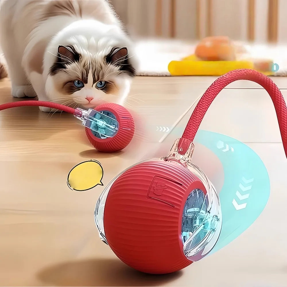 Dog Toy Automatic Dog Walking Ball Self-Happy Relieving Boredom Pet Electric Puppy Bite-Resistant Smart Toy Puppy Training