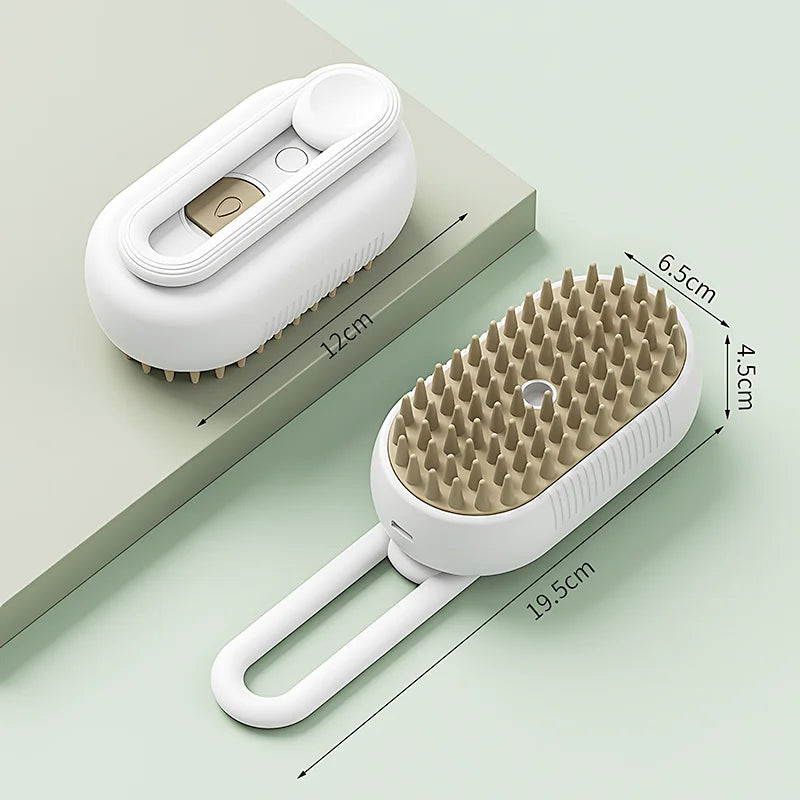 Pet Spray Massage Brush Cat Dog Steam Brush Cleaning Brush Hair Removal Combs Rechargeable Pet Grooming Hygiene Accessories
