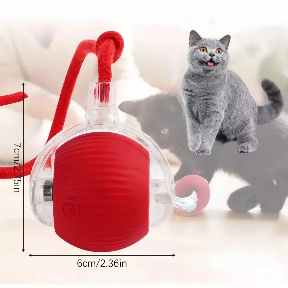 Dog Toy Automatic Dog Walking Ball Self-Happy Relieving Boredom Pet Electric Puppy Bite-Resistant Smart Toy Puppy Training